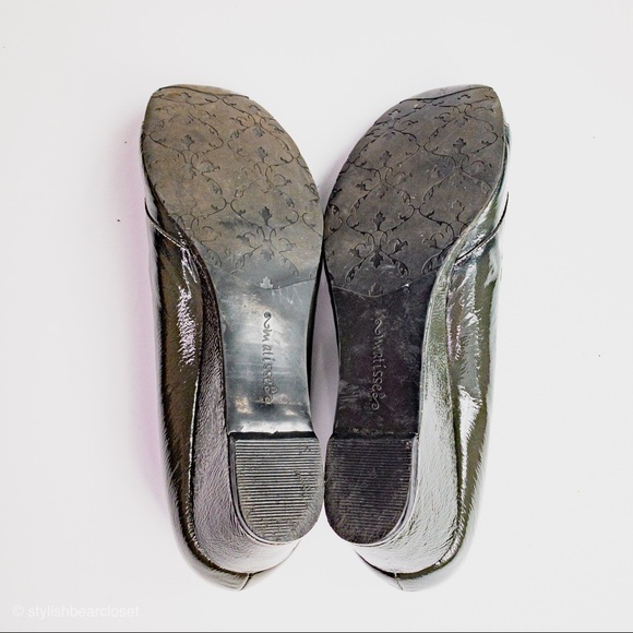 Matisse Wedges Green Leather Low Heel - Picture 6 of 6